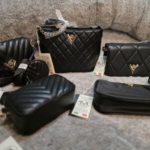 NWT Italian Vegan Boutique Set By Valentino Orlandi